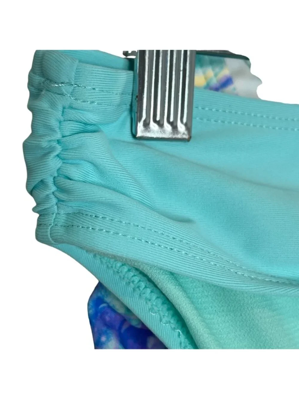 Limited Too Girls Size 4 Tankini Swimsuit Tie Dye Turquoise NWT